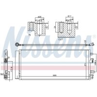 NISSENS 940568 Kondensator, Klimaanlage