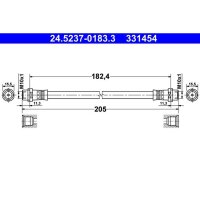 ATE 24.5237-0183.3 Bremsschlauch