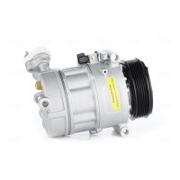 Klimakompressor NISSENS 890125 Keilrippenriemen 12V - 1 Stück