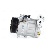 Klimakompressor NISSENS 890125 Keilrippenriemen 12V - 1 Stück