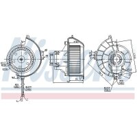 NISSENS 87081 Innenraumgebläse
