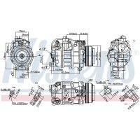 NISSENS 890218 Kompressor, Klimaanlage