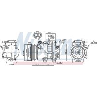 NISSENS 890151 Kompressor, Klimaanlage