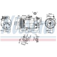 NISSENS 890297 Kompressor, Klimaanlage