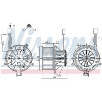 NISSENS 87264 Innenraumgebläse
