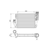 VALEO 818304 Ladeluftkühler