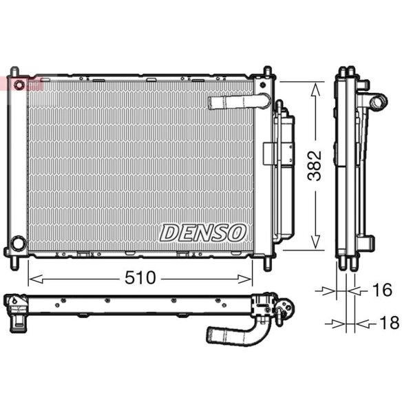 DENSO DRM46101 Kühlmodul
