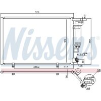 NISSENS 940500 Kondensator, Klimaanlage