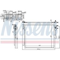 NISSENS 940677 Kondensator, Klimaanlage