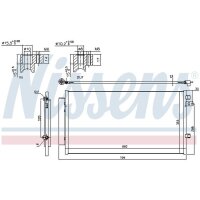 NISSENS 940692 Kondensator, Klimaanlage