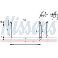 NISSENS 940691 Kondensator, Klimaanlage