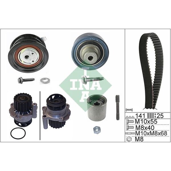 Schaeffler INA 530 0361 30 Wasserpumpe + Zahnriemensatz