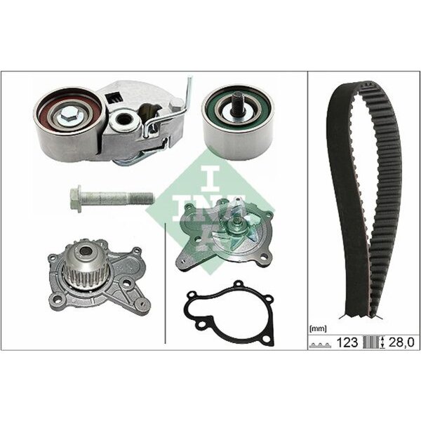 Schaeffler INA 530 0542 30 Wasserpumpe + Zahnriemensatz