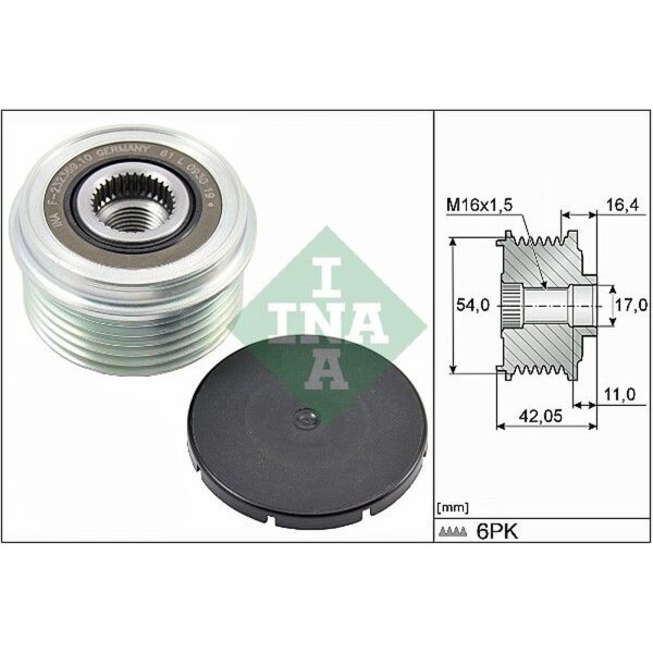 Schaeffler INA 535 0285 10 Generatorfreilauf