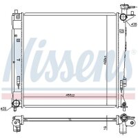 NISSENS 675019 Kühler, Motorkühlung