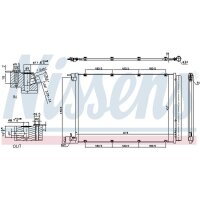 NISSENS 940432 Kondensator, Klimaanlage