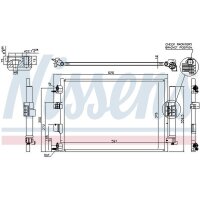 NISSENS 940463 Kondensator, Klimaanlage
