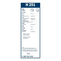 BOSCH 3 397 011 813 Wischblatt