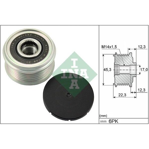 Schaeffler INA 535 0291 10 Generatorfreilauf