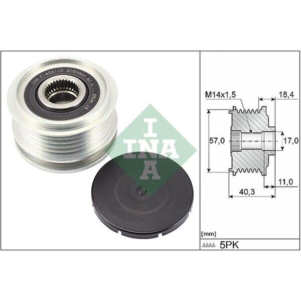 Schaeffler INA 535 0295 10 Generatorfreilauf