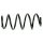 Spiralfeder SACHS 993 043 Vorderachse 344mm - 1 Stück