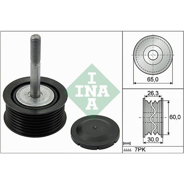 Schaeffler INA 532 0793 10 Umlenk-/Führungsrolle, Keilrippenriemen