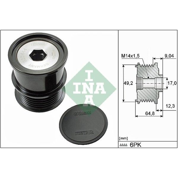 Schaeffler INA 535 0284 10 Generatorfreilauf