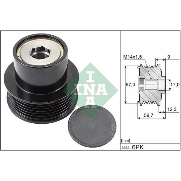 Schaeffler INA 535 0288 10 Generatorfreilauf