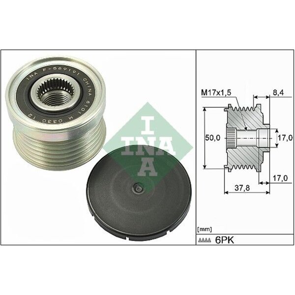 Schaeffler INA 535 0292 10 Generatorfreilauf