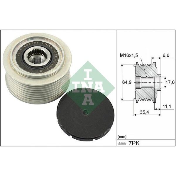 Schaeffler INA 535 0294 10 Generatorfreilauf