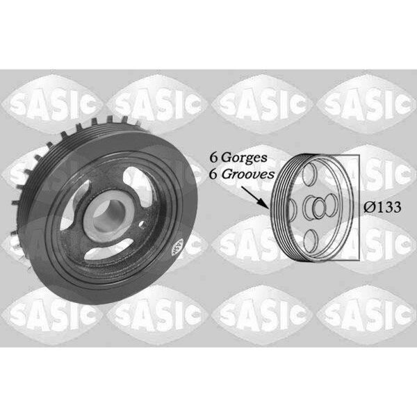 SASIC 2156040 Riemenscheibe, Kurbelwelle