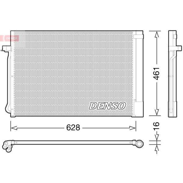 DENSO DCN05013 Kondensator, Klimaanlage