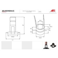 AS-PL ASL9029(BULK) Schleifring, Generator