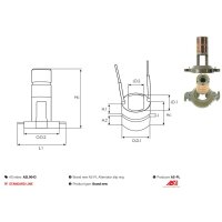 AS-PL ASL9043 Schleifring, Generator