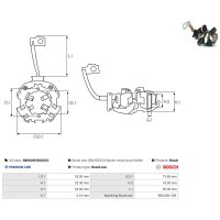 AS-PL SBH0095(BOSCH) Halter, Kohlebürsten