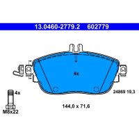 ATE 13.0460-2779.2 Bremsbelagsatz, Scheibenbremse