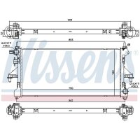 NISSENS 63567 Kühler, Motorkühlung