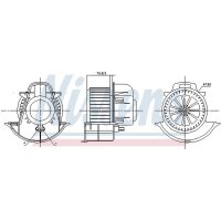 NISSENS 87076 Innenraumgebläse