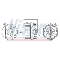 NISSENS 87209 Innenraumgebläse