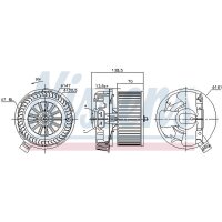 NISSENS 87214 Innenraumgebläse