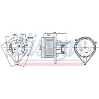 NISSENS 87241 Innenraumgebläse