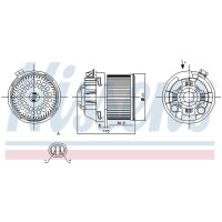 NISSENS 87257 Innenraumgebläse