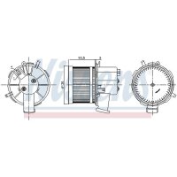 NISSENS 87303 Innenraumgebläse