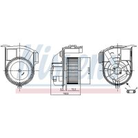 NISSENS 87393 Innenraumgebläse