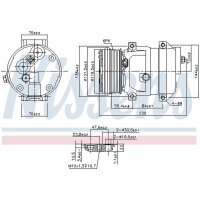 NISSENS 890050 Kompressor, Klimaanlage