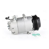Klimakompressor NISSENS 890090 Keilrippenriemen 12V - 1...