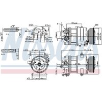 NISSENS 89590 Kompressor, Klimaanlage