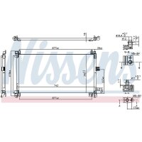 NISSENS 940656 Kondensator, Klimaanlage