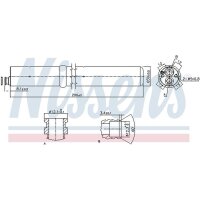 NISSENS 95555 Trockner, Klimaanlage