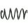Spiralfeder Sachs 993 120 Vorderachse 309mm - 1 Stück